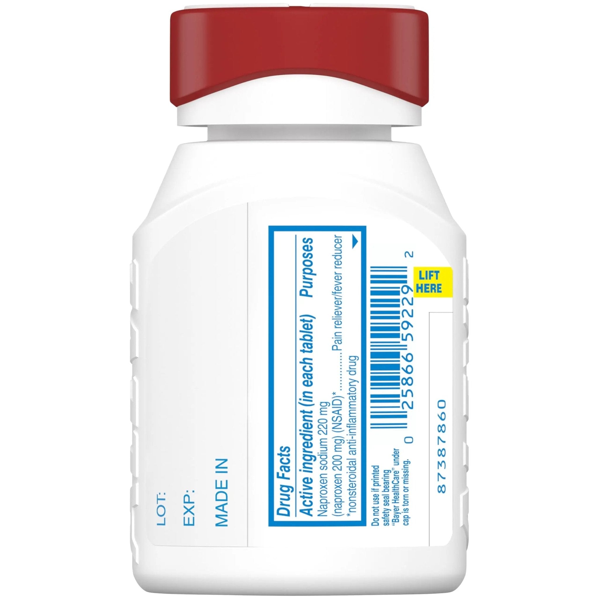Aleve Gelcaps with Easy Open Arthritis Cap, Naproxen Sodium, Medication for Arthritis Pain, 160 Count - TrustMedUSA