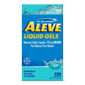 Aleve Liquid Capsules, Naproxen Sodium Capsules 220 mg (NSAID), Pain Reliever/Fever Reducer, Fast Pain Relief, 120 Count - TrustMedUSA