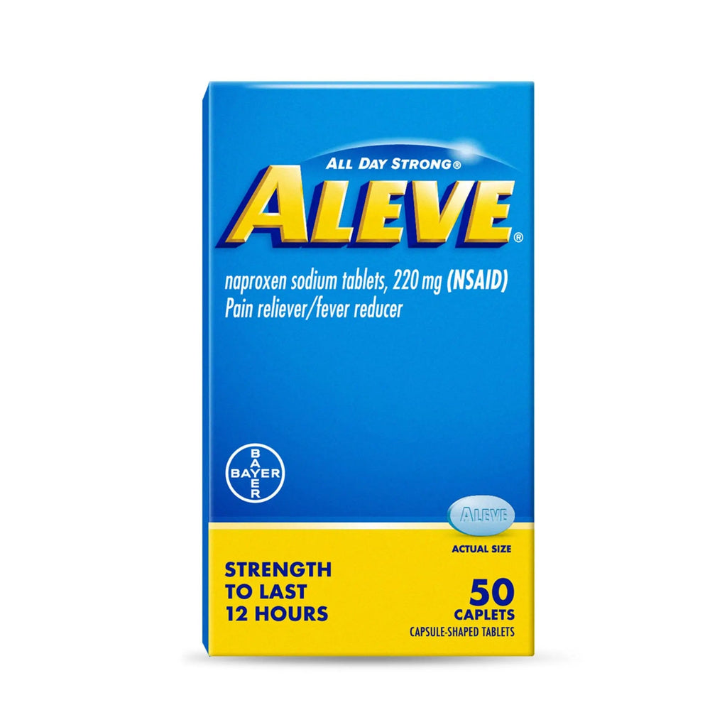 Aleve Pain Relief Naproxen Sodium Caplets ‐ 50 Count - TrustMedUSA
