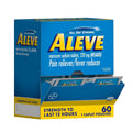 Aleve Pain Reliever & Fever Reducer Naproxen Sodium Caplets, Body and Arthritis Pain Reliever, Medicine for Adults and Children Ages 12 and Up, 60 Individual Pouches - TrustMedUSA