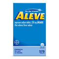 Aleve Pain Reliever & Fever Reducer Tablets, Naproxen Sodium, Headache, Back and Body Pain Relief Medicine, 270 Count - TrustMedUSA