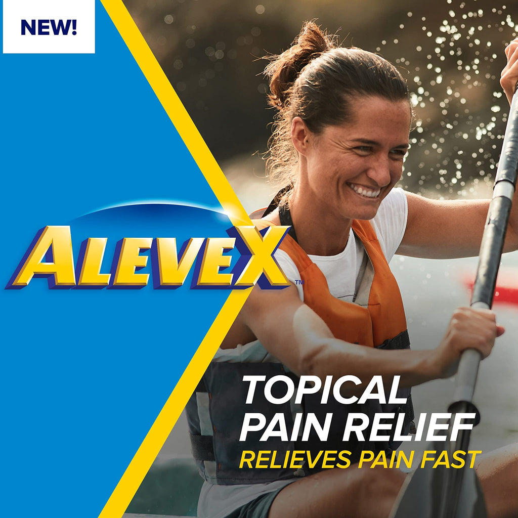Aleve Pain Relieving Lotion with Rollerball 2.5 oz (Pack of 3) - TrustMedUSA