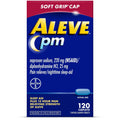 Aleve PM Sleep Aid Plus Pain Reliever Caplets, Naproxen Sodium & Diphenhydramine HCl, Nighttime, 120 Count - TrustMedUSA
