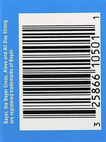 Aleve Tablets with Naproxen Sodium, 220mg (NSAID) Pain Reliever/Fever Reducer, 24 Count, Blue - TrustMedUSA