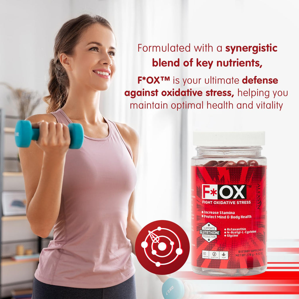Alexsyn Antioxidant Support Formula – Concentrated Vegan & Gluten-Free Capsules – Helps Defend Against Oxidative Stress and Maintain Daily Vitality – 60 Capsules - TrustMedUSA