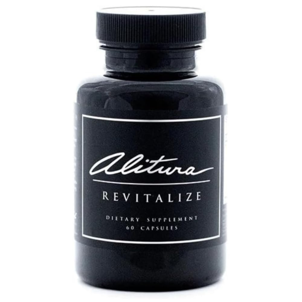 Alitura Revitalize – Organic Ashwagandha & Turmeric Supplement – Natural Energy, Mood & Recovery Support for Men & Women – Adaptogenic Herbs for Daily Wellness – 60 Capsules - TrustMedUSA