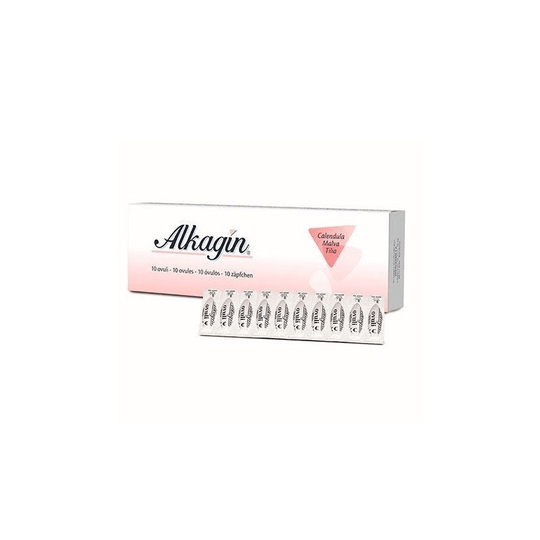 ALKAGIN 10 ovules Soothing protective and refreshing to relieve vaginal itching - TrustMedUSA