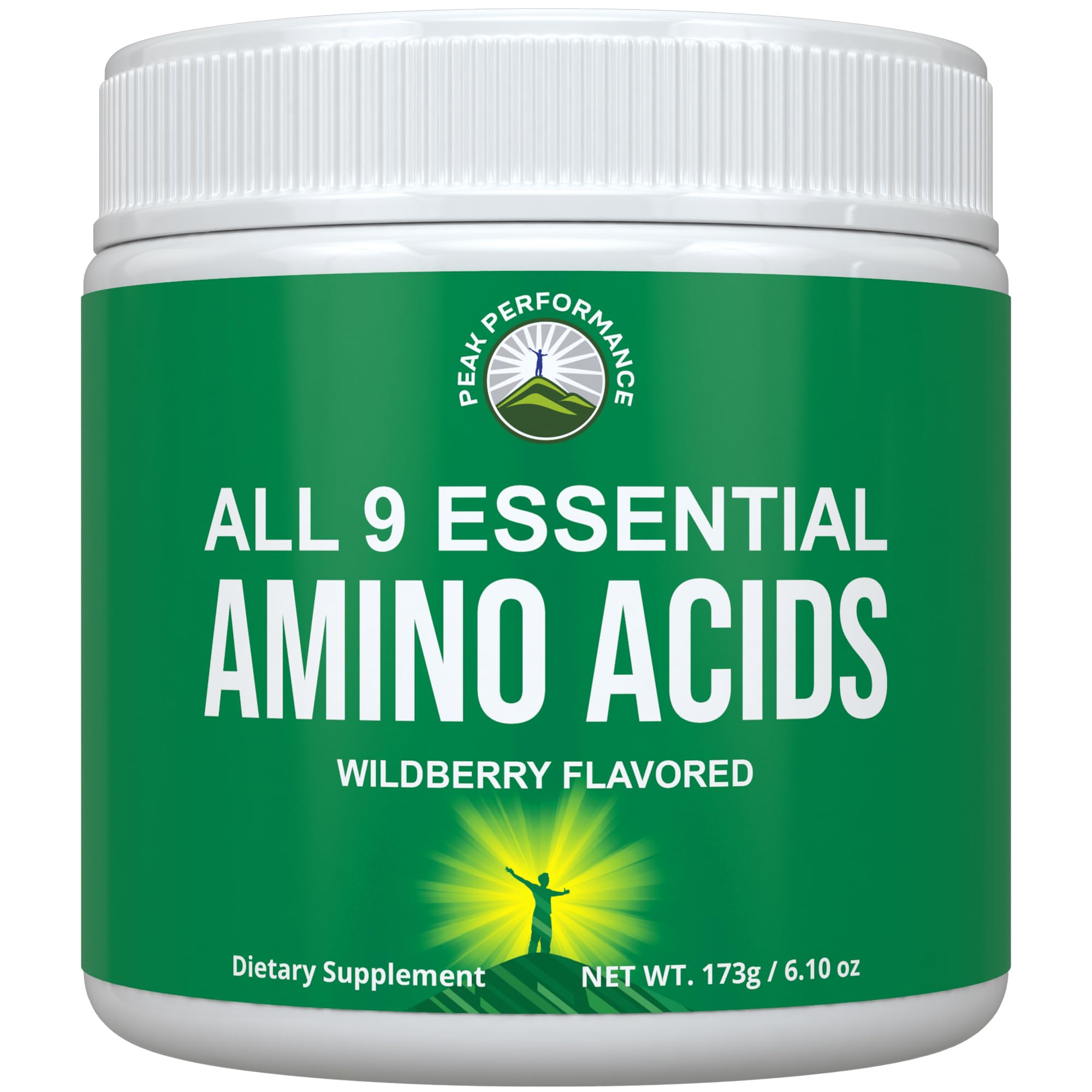 All 9 Essential Amino Acids Powder. Pre + During + Post Workout with EAAs + BCAAs for Energy, Muscle Growth, and Recovery. Non-GMO BCAA and EAA Powders for Men + Women. 3rd Party Tested. Wildberry - TrustMedUSA