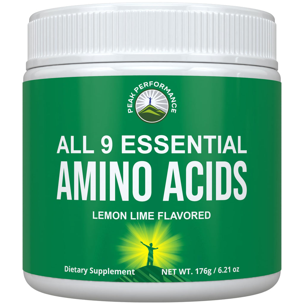 All 9 Essential Amino Acids Powder. Pre + During + Post Workout with EAAs + BCAAs for Energy, Muscle Growth, and Recovery. Non-GMO BCAA and EAA Powders for Men + Women. 3rd Party Tested. Lemon Lime - TrustMedUSA