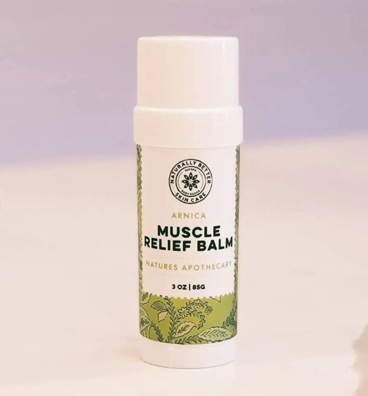 All-Natural Arnica Muscle Balm - Plant-Based Topical swelling and bruising Relief | Essential Oils & Menthol soothes and cools sore muscles, Hypoallergenic & Paraben-Free, Made in USA - TrustMedUSA