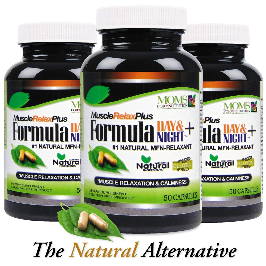 All Natural Muscle Relax Formula Plus - 50 Capsules - Daytime/Nighttime Natural Relaxant - TrustMedUSA