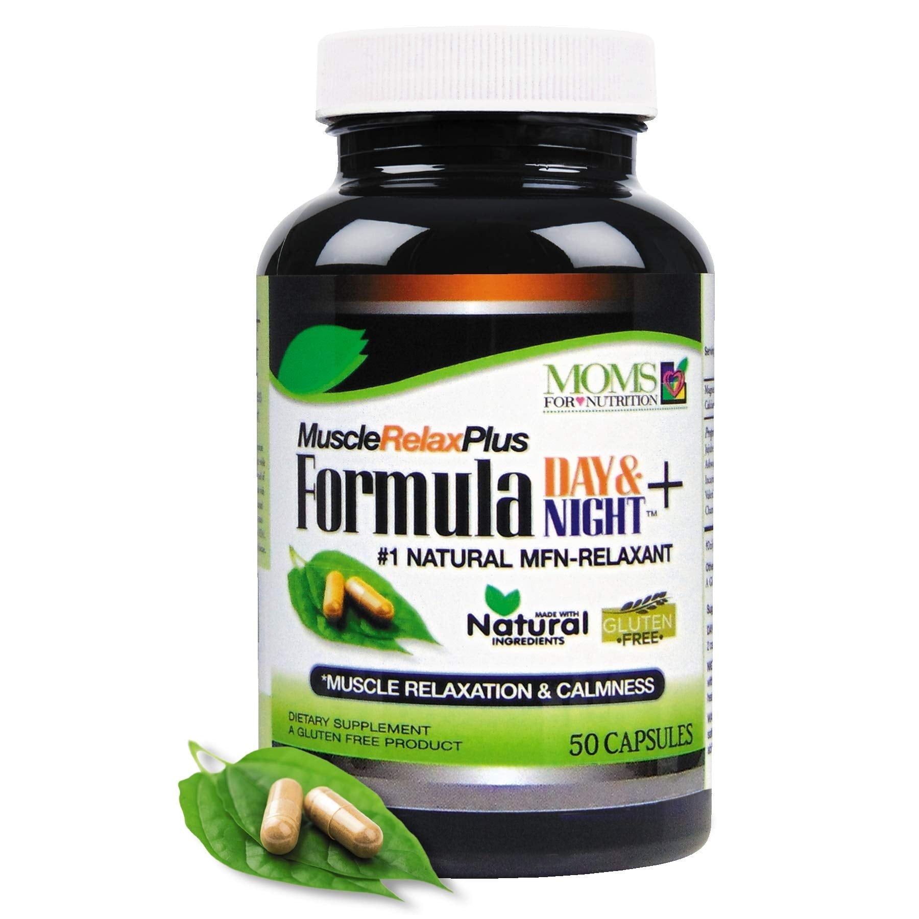 All Natural Muscle Relax Formula Plus - 50 Capsules - Daytime/Nighttime Natural Relaxant - TrustMedUSA