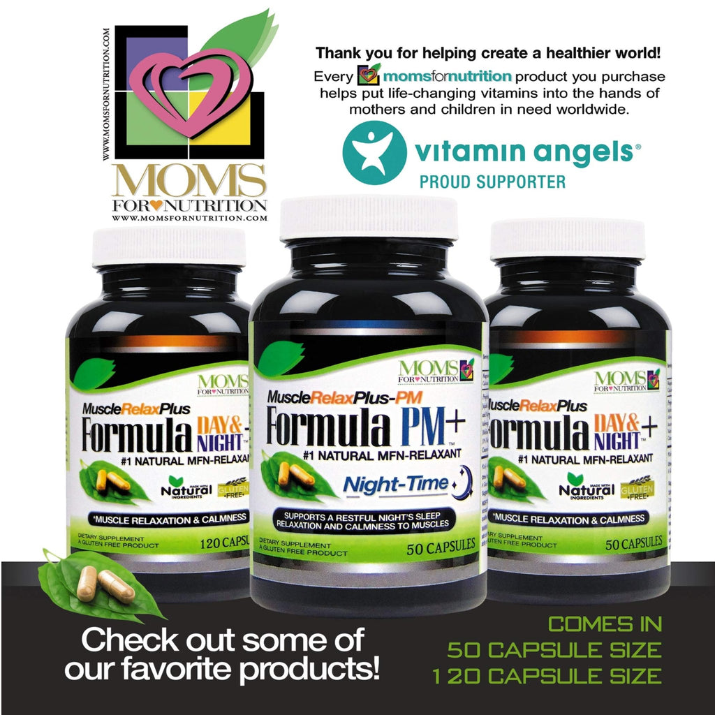 All Natural Muscle Relax Formula Plus - 50 Capsules - Daytime/Nighttime Natural Relaxant - TrustMedUSA