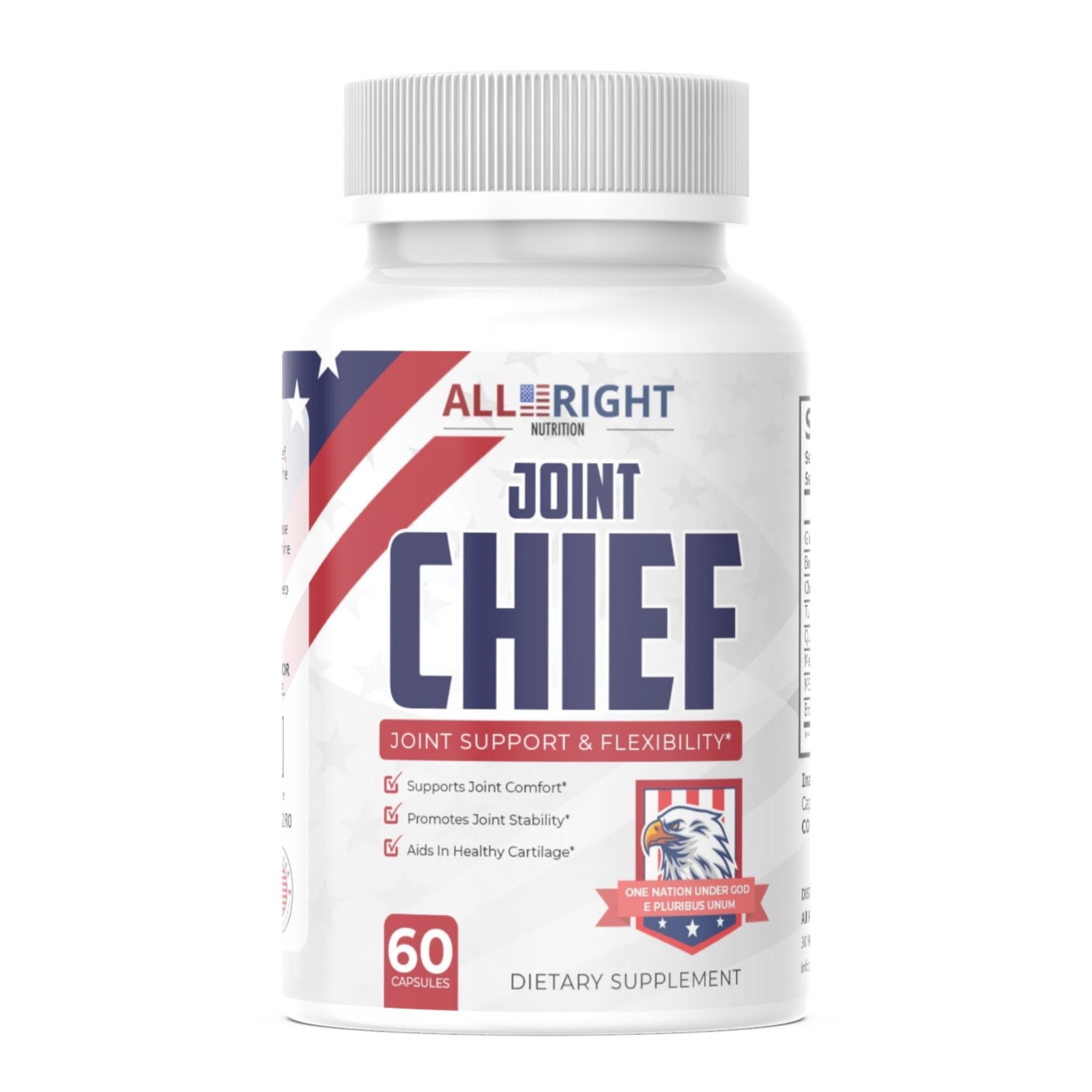 All Right Nutrition Joint Chief - Joint & Muscle Support - Mobility Aid - 60 Capsules - TrustMedUSA