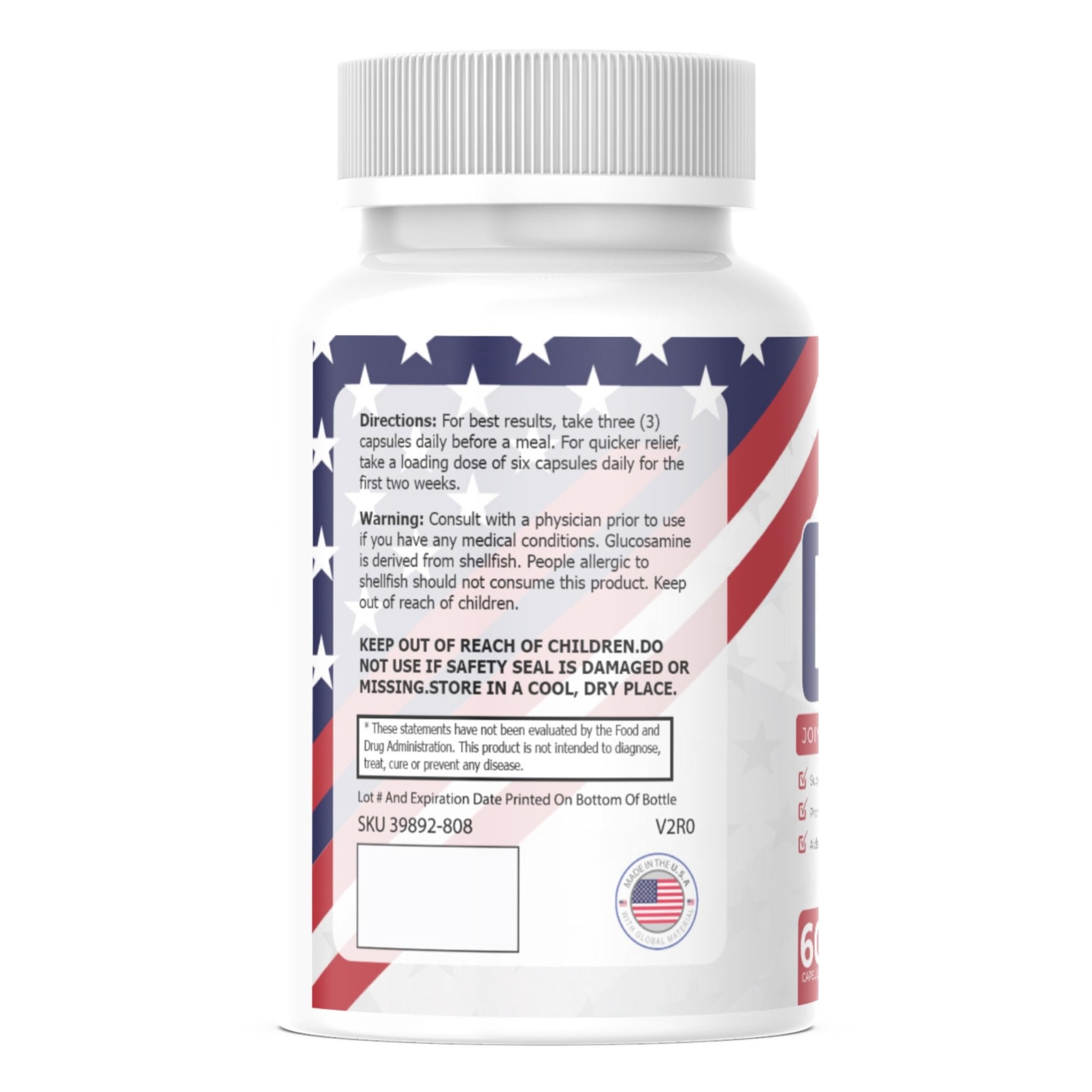 All Right Nutrition Joint Chief - Joint & Muscle Support - Mobility Aid - 60 Capsules - TrustMedUSA