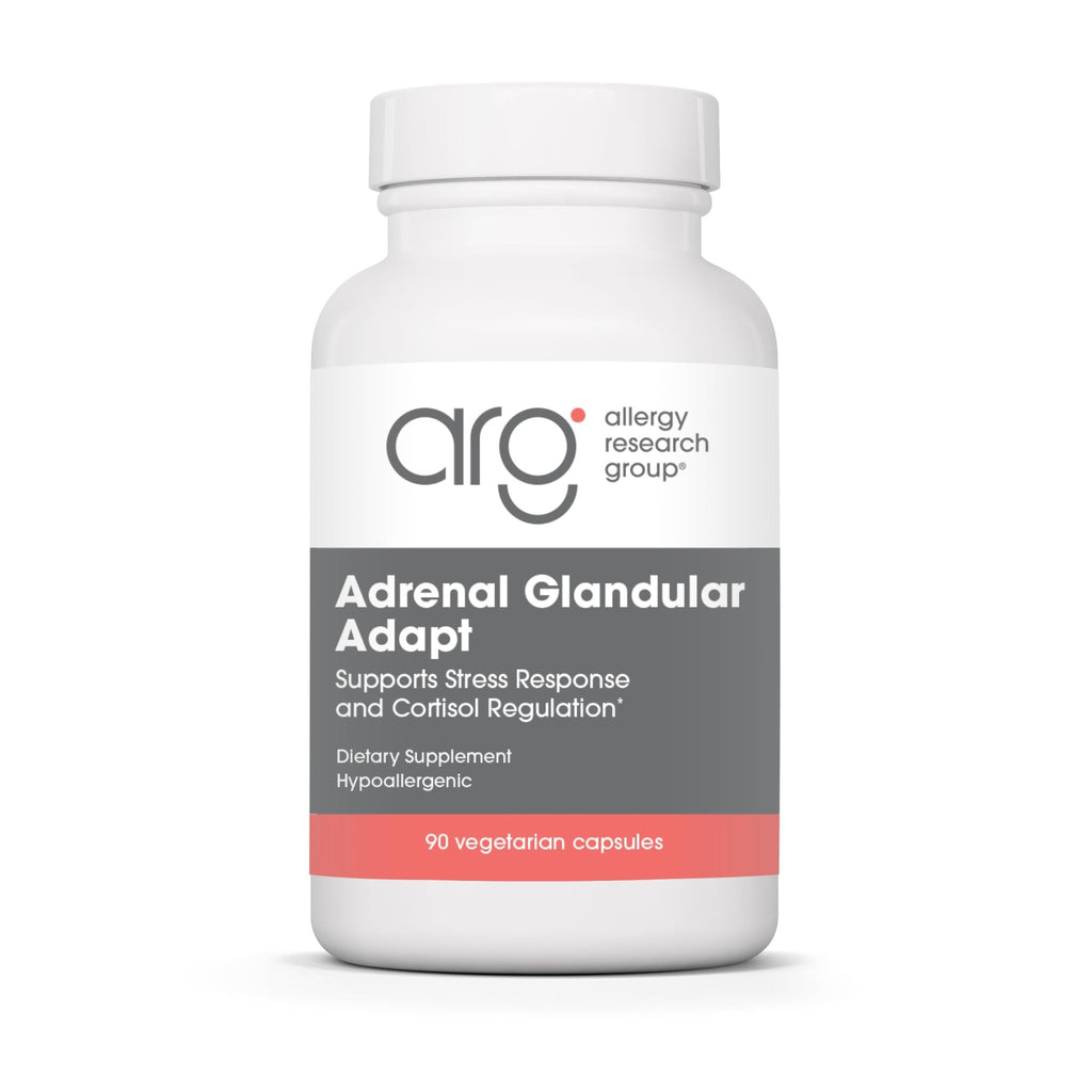 Allergy Research Group - Adrenal Glandular Adapt - Supports Healthy Stress Response and Cortisol Regulation - Hypoallergenic - 90 Vegetarian Capsules - TrustMedUSA