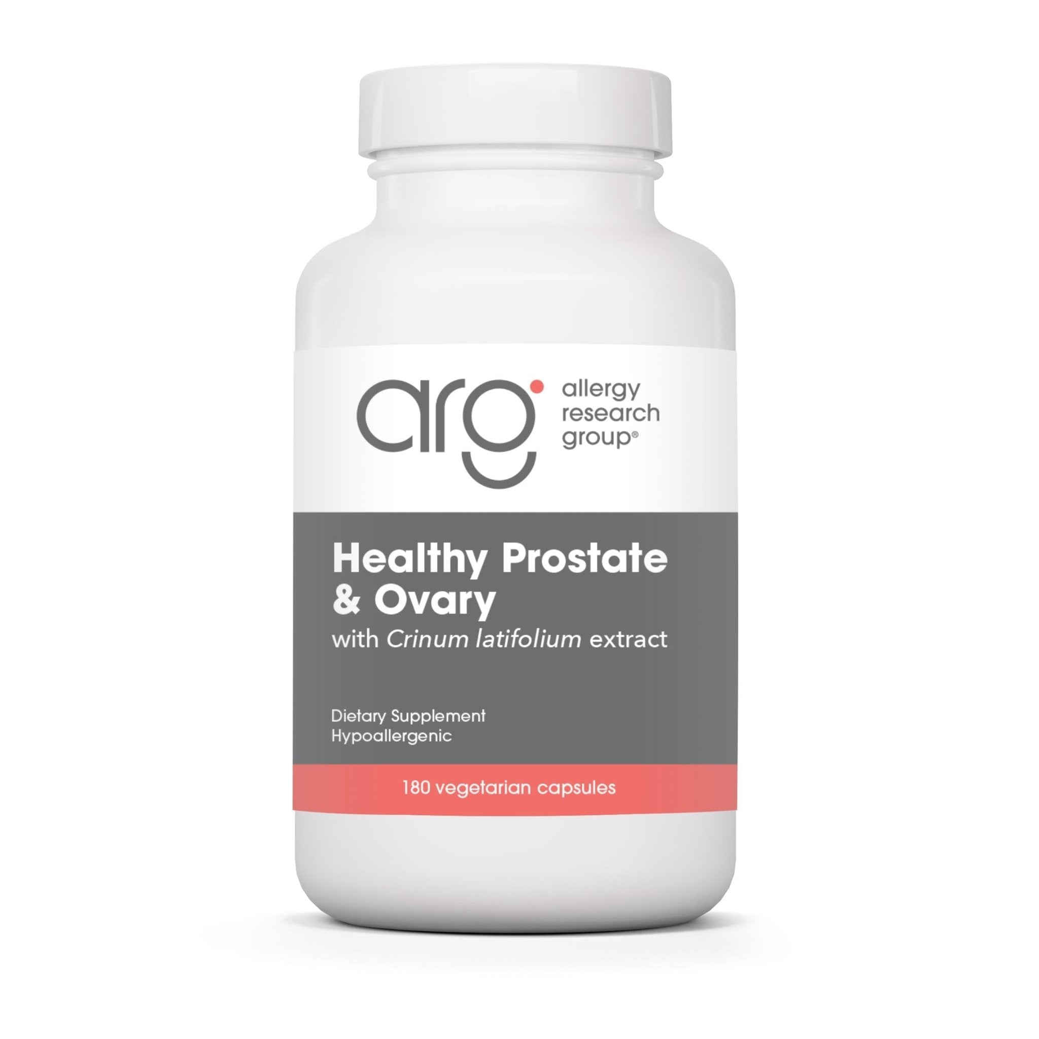 Allergy Research Group Healthy Prostate & Ovary - Traditional Chinese & Vietnamese Herbal Blend with Crinum Latifolium - Supports Reproductive Tissue & Immune Balance - 60 Servings - 180 Capsules - TrustMedUSA