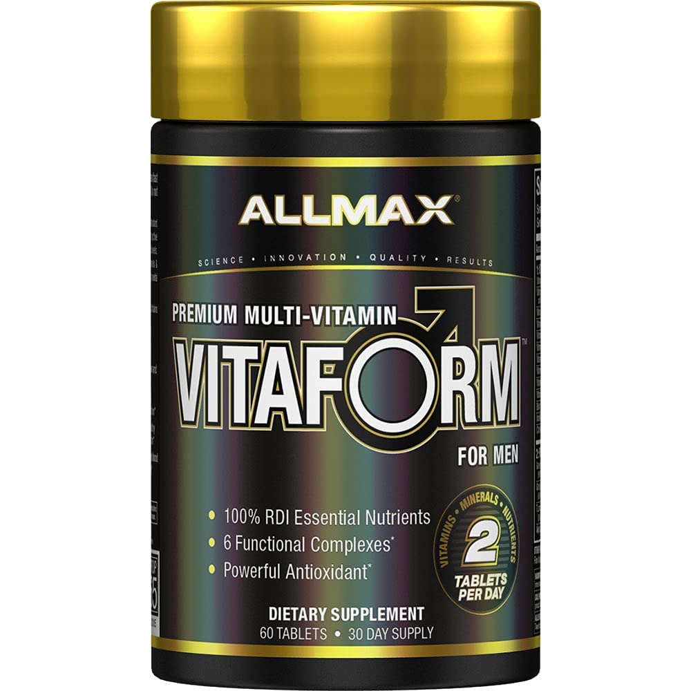 ALLMAX Nutrition Premium Vitaform, Performance Vitamin for Men, 60 Tablets - TrustMedUSA
