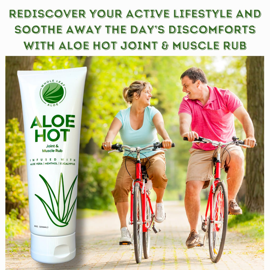 Aloe Hot Joint & Muscle Rub (8oz) - TrustMedUSA