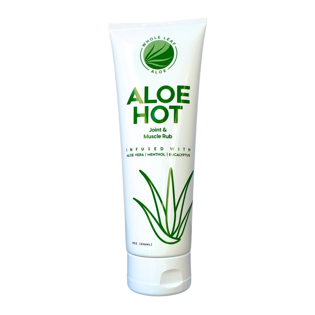 Aloe Hot Joint & Muscle Rub (8oz) - TrustMedUSA