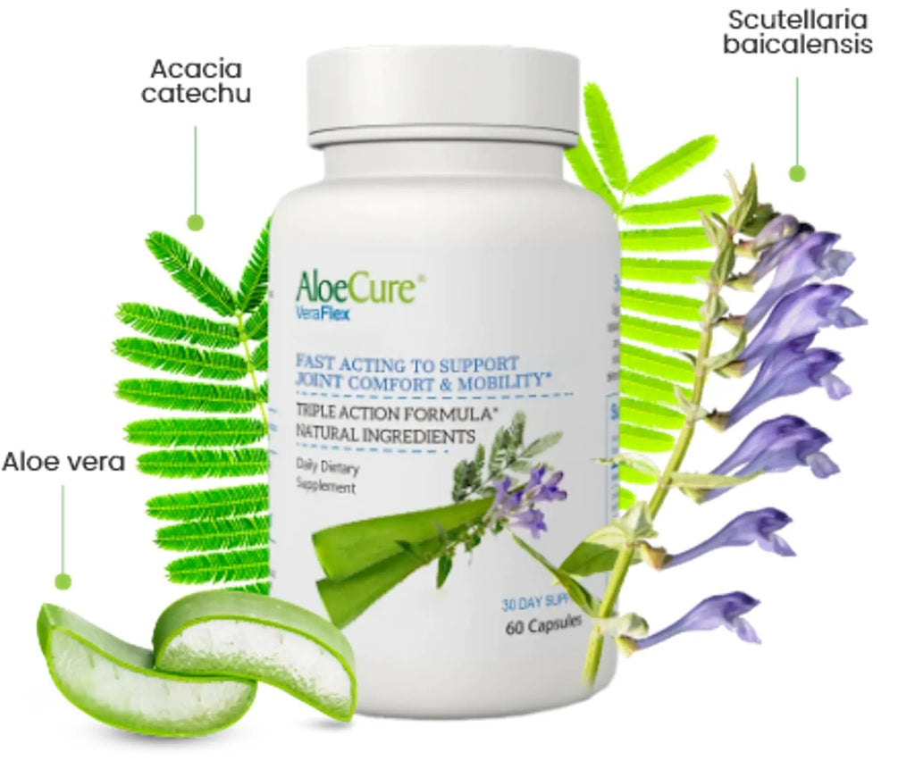 AloeCure VeraFlex Natural Joint Support Supplement with USDA Organic Aloe Vera - TrustMedUSA