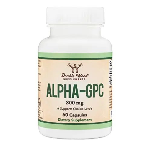 Alpha GPC Choline 600mg Capsules - Brain Support Supplement for Focus, Memory - TrustMedUSA