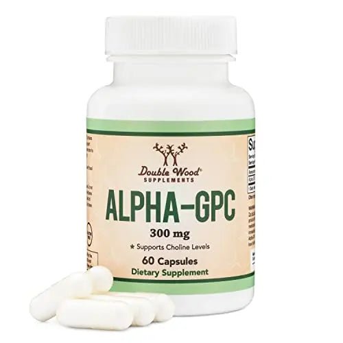 Alpha GPC Choline 600mg Capsules - Brain Support Supplement for Focus, Memory - TrustMedUSA
