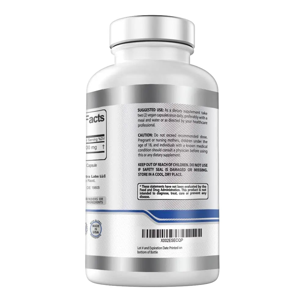 Alpha Lipoic Acid 600mg Per Serving, 240 Vegan Capsules- Gluten Free - TrustMedUSA