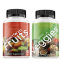 Alpha Pure Superfoods Reds Fruits and Greens 180 Capsules Vegetables Fruits and Veggies Superfood | Natural Balance of 90 Fruit Capsules, 90 Veggie Capsules for Men, Women Vitamins and Minerals - TrustMedUSA