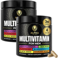Alpha Tribe Multivitamin for Men with Sea Moss, Black Seed Oil, Ashwagandha, Turmeric, Bladderwrack, Burdock, Vitamin C, Elderberry, Manuka | Daily Vitamins & Minerals Supplement Capsules - 240 Count - TrustMedUSA