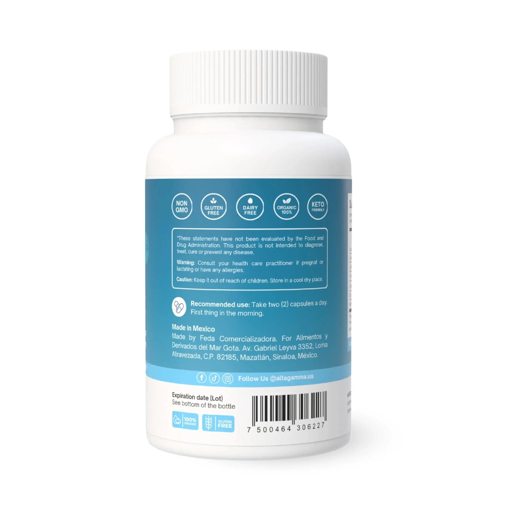 ALTAGAMMA 8 in 1 Immune Support Supplement - Daily Immunity Supplement & Immune Boosters for Adults - Immune System Booster with L-Lysine, Vitamin D and Zinc Supplements for Men & Women, 60 Capsules - TrustMedUSA