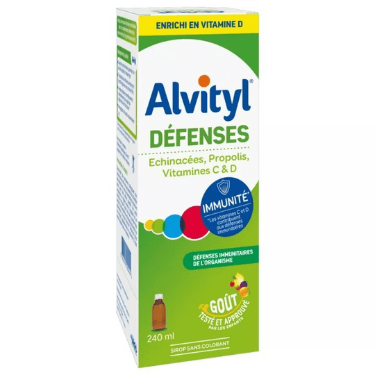 Alvityl Defences Echinacea, Propolis, Vitamin C & D Syrup 240ml - TrustMedUSA
