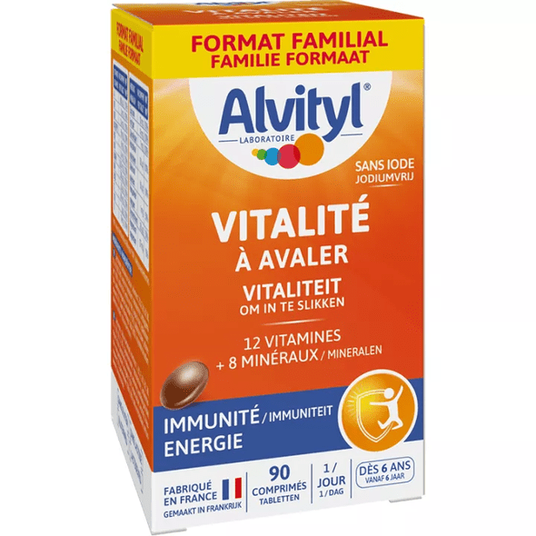 Alvityl Vitalité à Avaler 12 Vitamines 90 tablets - TrustMedUSA