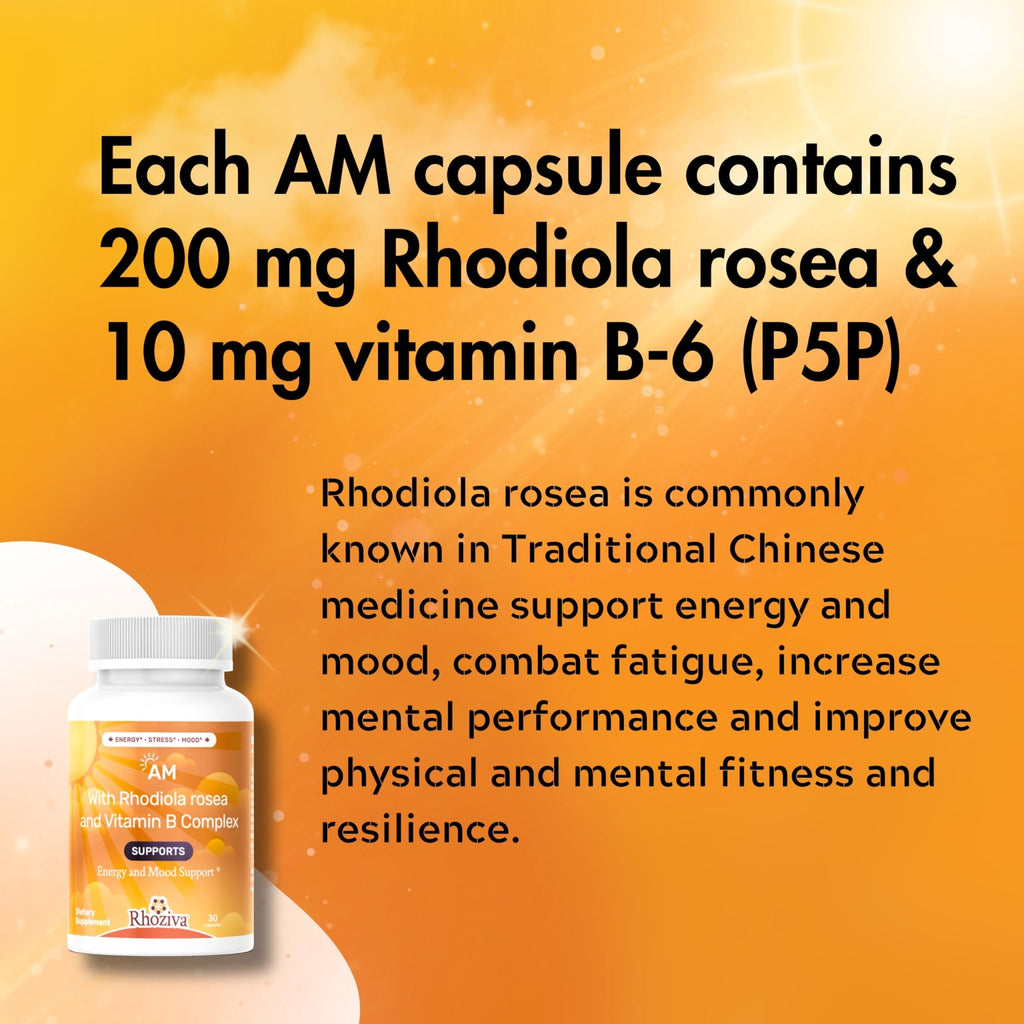 AM PM Multivitamin - Cortisol Supplements for Women and Men with L-Theanine, Ashwagandha - Rhodiola Rosea Supplement 200mg - Vitamin B Complex - Nootropics - Day and Night Vitamins for Women & Men - TrustMedUSA