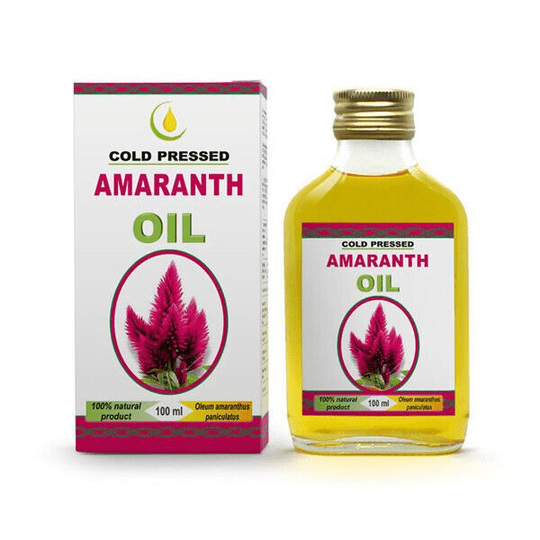 Amaranth Oil Organic Natural Unrefined Cold Pressed Extra Virgin, 100 ml - TrustMedUSA