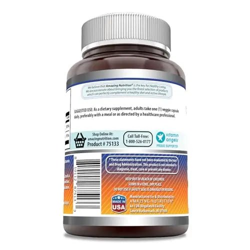 Amazing Formulas Vitamin D3 5000 IU with Vitamin K2 100 Mcg| 250 Veggie Capsules - TrustMedUSA
