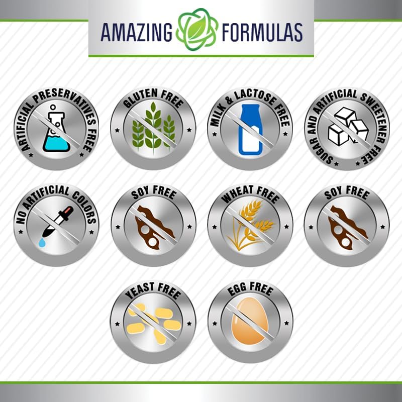 Amazing Formulas Women's One Multivitamin | Food Based | 150 Tablets, 5 Month Supply | Complete Blend of 40 Vitamins, Minerals & Probiotics Supplements | Non-GMO | Gluten-Free | Made in USA - TrustMedUSA