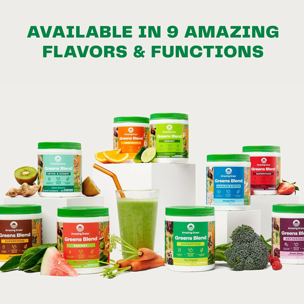 Amazing Grass Greens Blend Superfood: Super Greens Powder Smoothie - TrustMedUSA