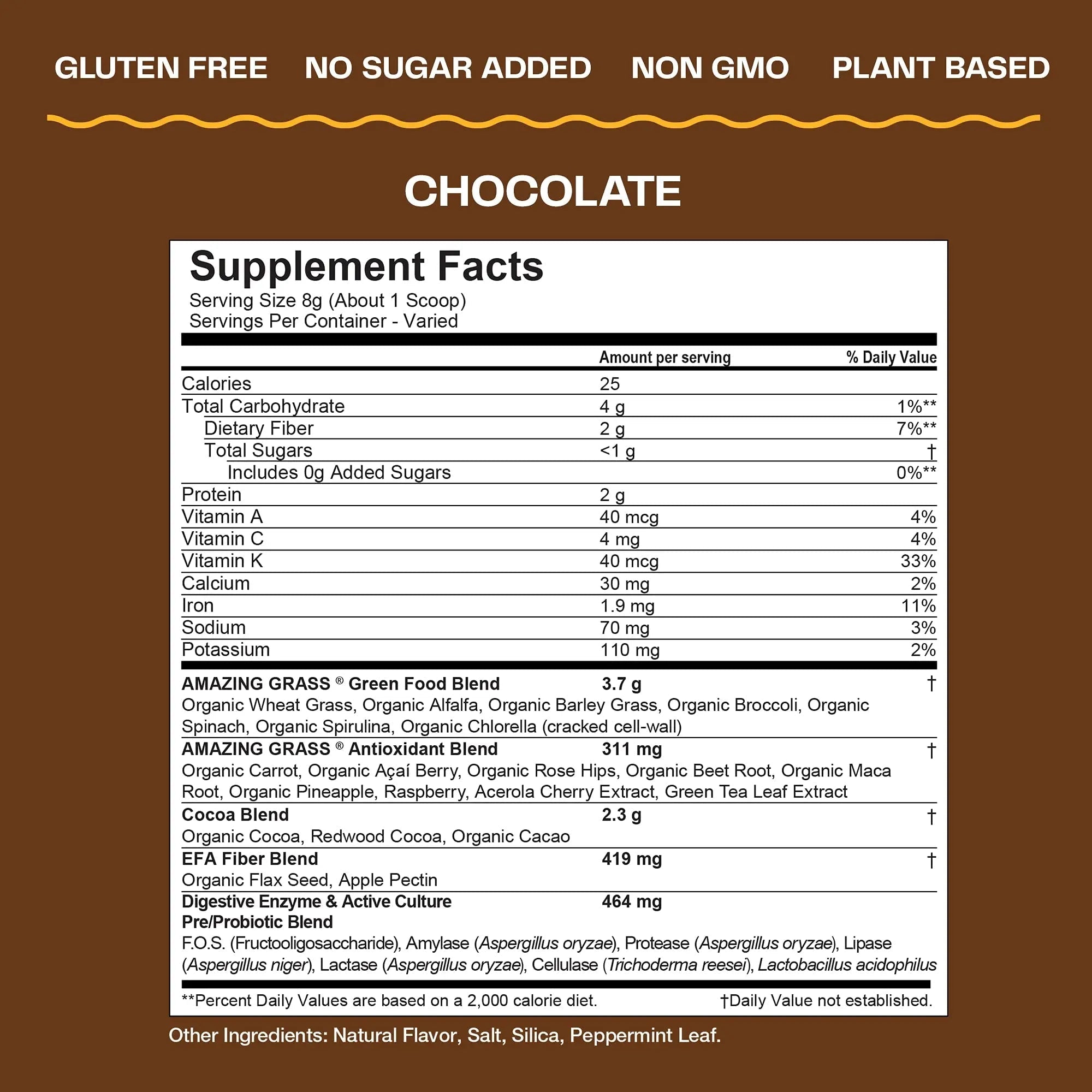 Amazing Grass Greens Blend Superfood: Super Greens Powder Smoothie - TrustMedUSA