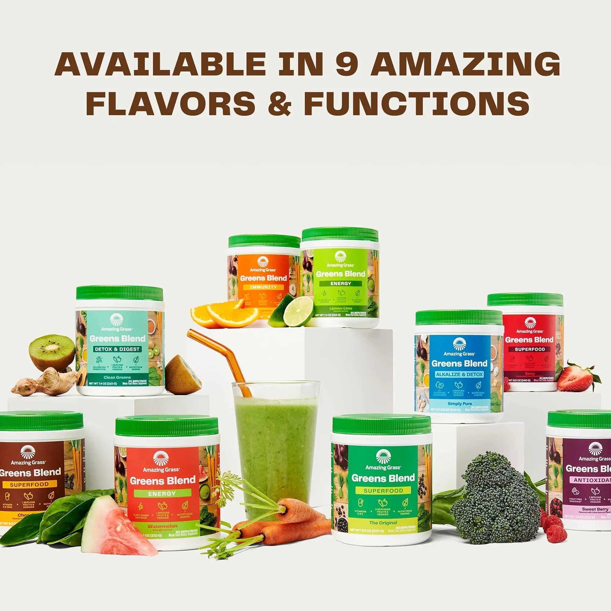 Amazing Grass Greens Blend Superfood: Super Greens Powder Smoothie - TrustMedUSA