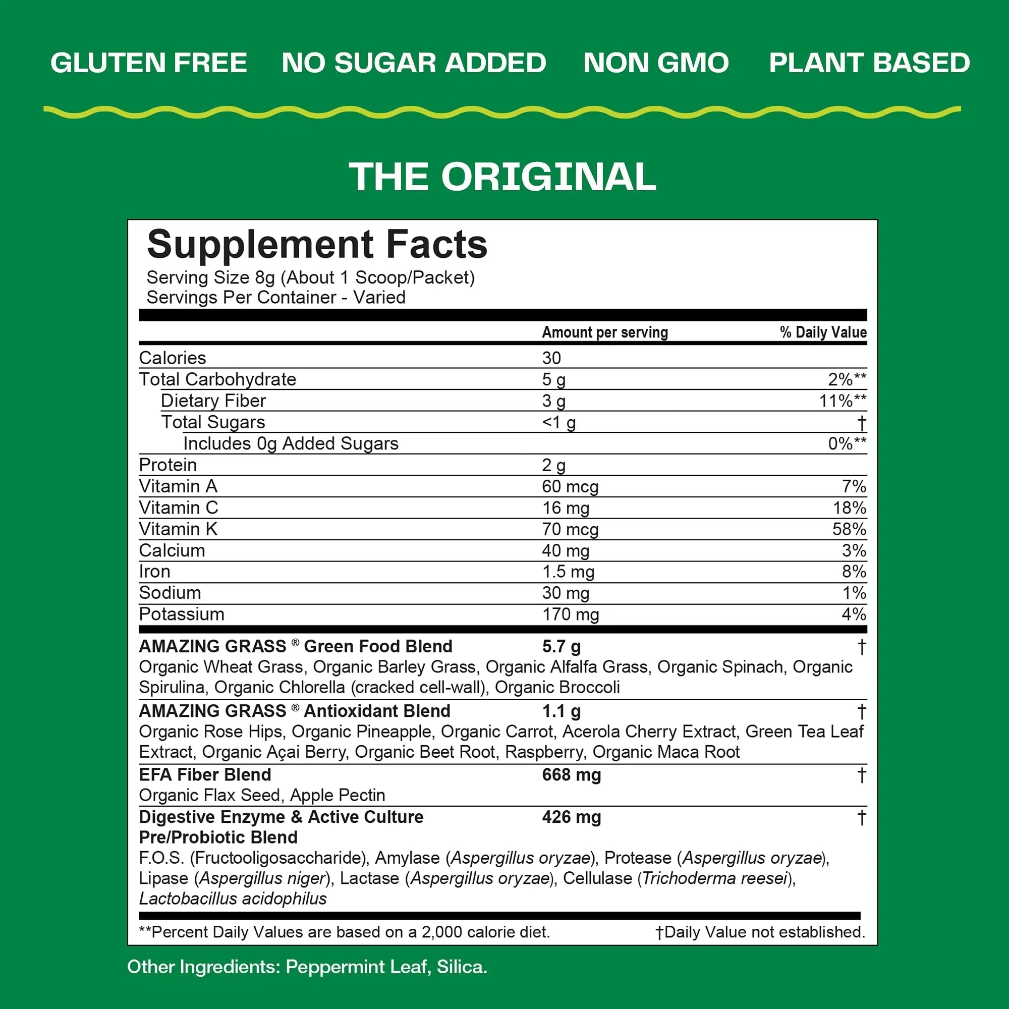 Amazing Grass Greens Blend Superfood: Super Greens Powder Smoothie - TrustMedUSA