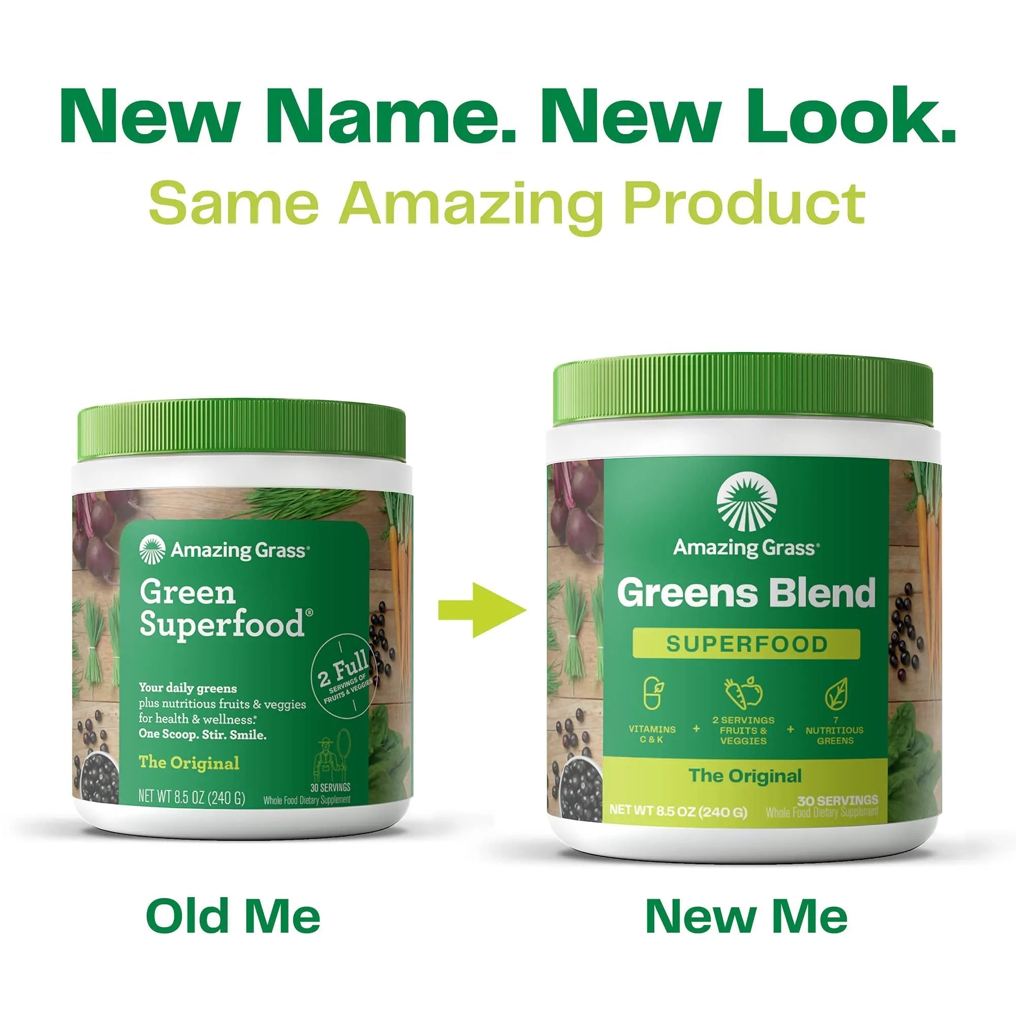 Amazing Grass Greens Blend Superfood: Super Greens Powder Smoothie - TrustMedUSA