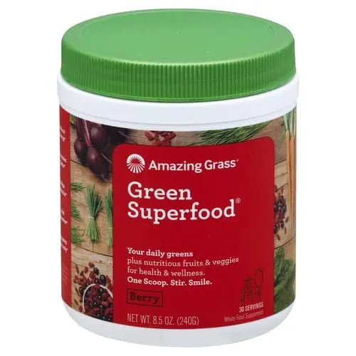 Amazing Grass Greens Blend Superfood: Super Greens Powder Smoothie Mix with Organic - TrustMedUSA