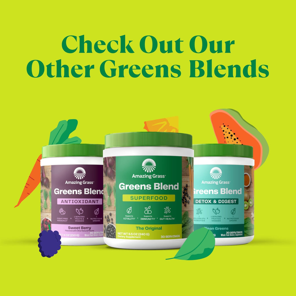 Amazing Grass Kidz Superfood: Vegan Protein & Probiotics for Kids with Beet Root Powder & 1/2 Cup of Leafy Greens, Strawberry Blast, 15 Servings - TrustMedUSA