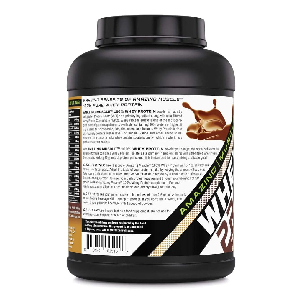 Amazing Muscle 100% Whey Protein Powder *Advanced Formula with Whey Protein - TrustMedUSA