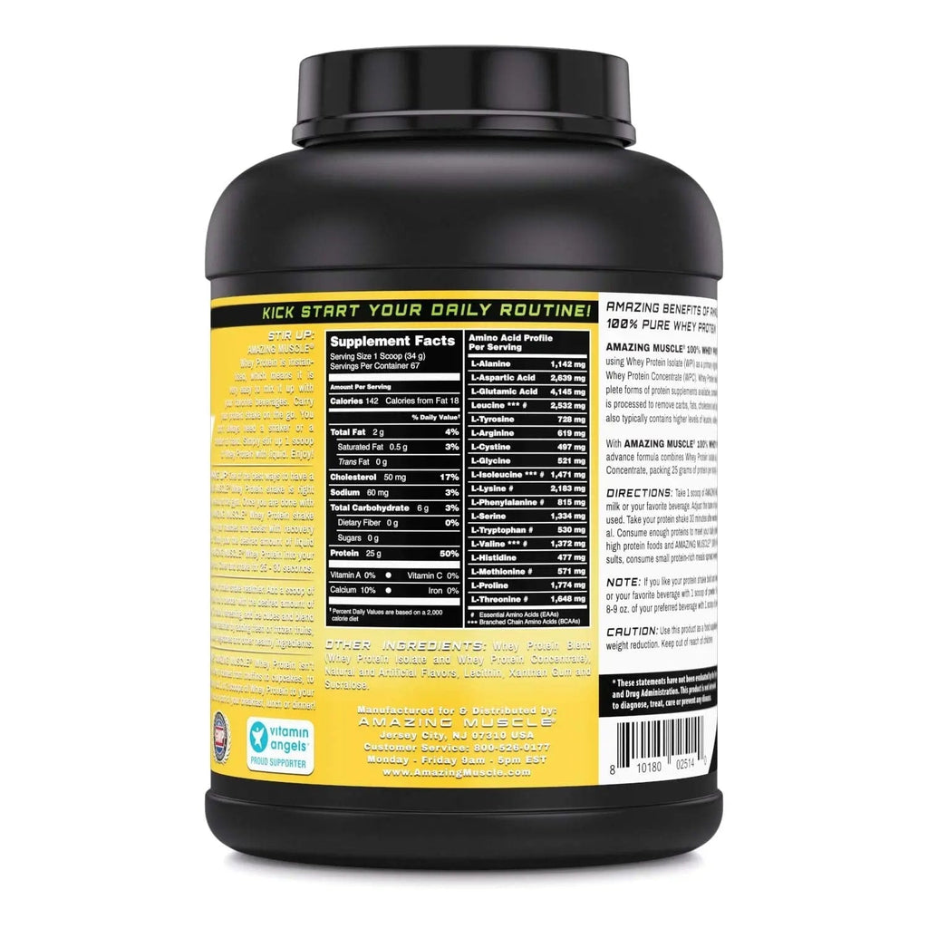 Amazing Muscle 100% Whey Protein Powder *Advanced Formula with Whey Protein - TrustMedUSA