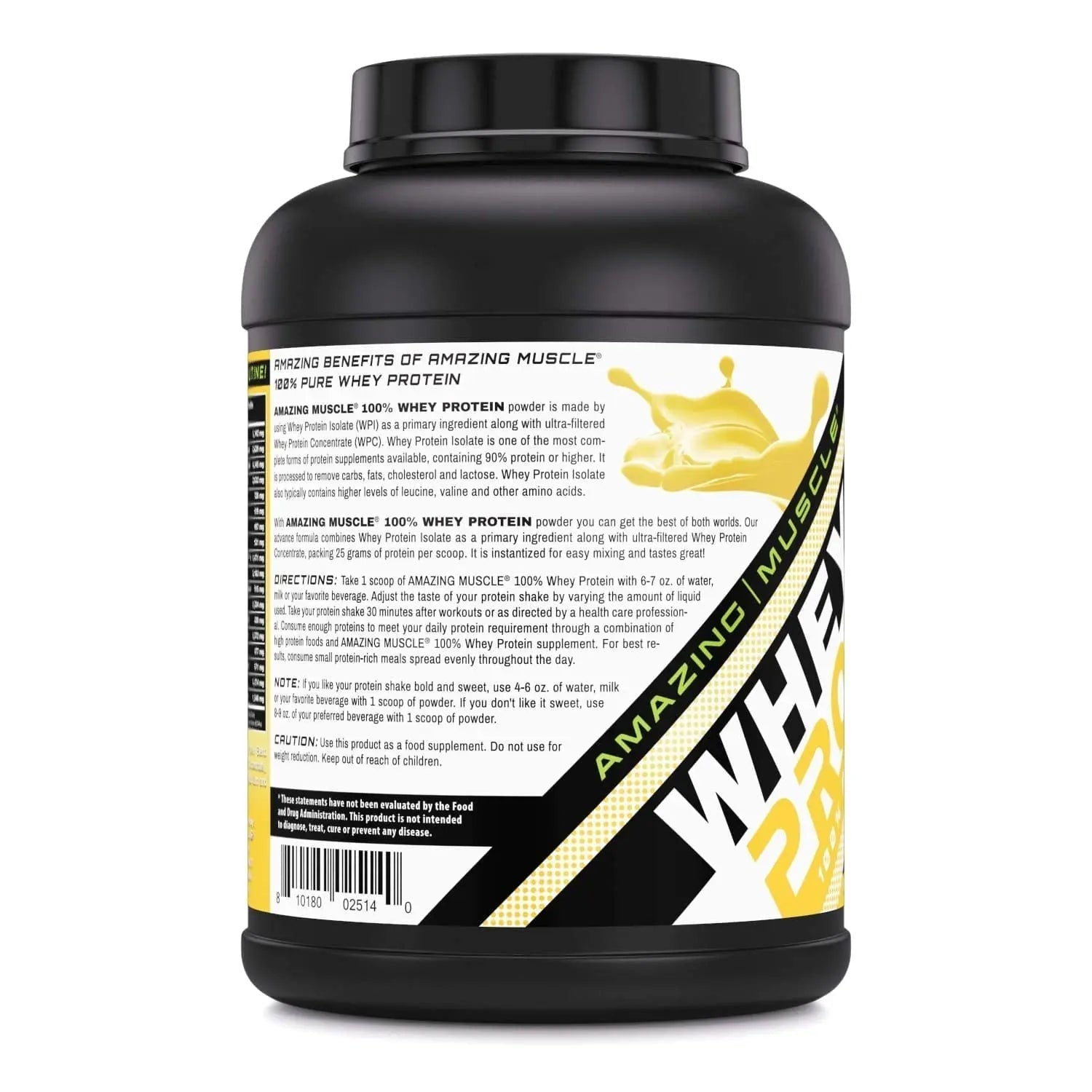 Amazing Muscle 100% Whey Protein Powder *Advanced Formula with Whey Protein - TrustMedUSA