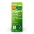 Amazon Basic Care 24 Hour Allergy Relief for Children, Cetirizine Hydrochloride Oral Solution 1 mg/mL, Grape Flavor, Dye Free, 8 fl oz (Pack of 1) - Maple Wellness Supplements