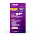 Amazon Basic Care All Day Allergy Relief, Fexofenadine Hydrochloride Tablets, 180 mg, Antihistamine, Non-Drowsy, 24-Hour Relief, Indoor & Outdoor Allergy, 30 Count - Maple Wellness Supplements