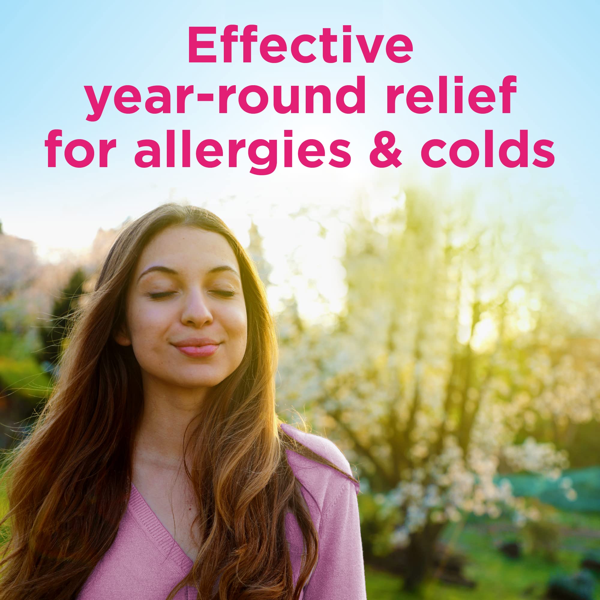 Amazon Basic Care Allergy Relief Diphenhydramine HCl 25 mg, Antihistamine Tablets for Symptoms Due to Hay Fever and Upper Respiratory Allergies, Mini-Tabs, 100 Count - Maple Wellness Supplements